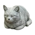 thumbnail image 2 of Figura de gato para jardín perfecl estatua de gato durmiendo, 2 of 8