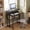 Black, variant on Collapsible Rolling Computer Desk with 3-Level Monitor Riser & Charging Ports – Space-Saving Ergonomic Workstation for Small Spaces