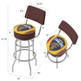 thumbnail image 3 of Trademark Gameroom Cleveland Cavaliers Logo Bar Stool with Back Rest, 3 of 5