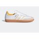 thumbnail image 3 of Adi-das Originals Men's Samba OG White Crew Yellow Sneakers ID1479, 3 of 6