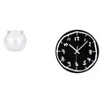 thumbnail image 1 of Reloj de pecera moderno de acrílico transparente para dormitorio, sala de estar, cocina u oficina. Arte minimalista. Jarrón decorativo para el hogar., 1 of 8