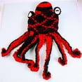 1PC Knitted Octopus Hat Black Polyester Halloween Adult Halloween Party