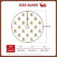 thumbnail image 2 of Fotbe Rubber Duck Showe Pattern Christmas Tree Skirt, Tree Skirts Plush Christmas Decorations, Christmas Tree Skirts Xmas Decorations Holiday Party Decor-30", 2 of 6