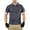 Gray, variant on Men's Stretch Sport Golf Tops Short Sleeve Collared 3‑Button Shirts Quick‑Dry Moisture‑Wicking Breathable Big & Tall Workwear Tees with Pockets Gray L
