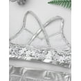 thumbnail image 5 of MSemis Kids Girls Spaghetti Shoulder Straps Shiny Sequins Tops with Bottoms Set, 5 of 7