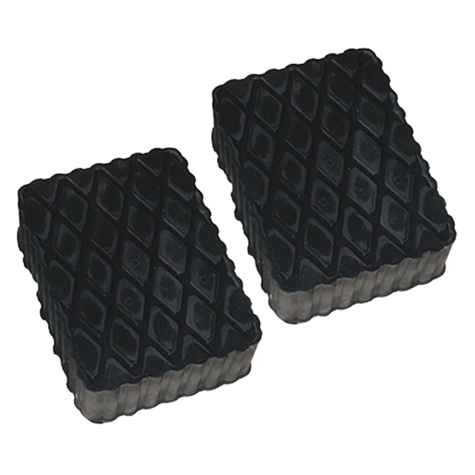 Wzmzjy 2 Pieces Generic Car Jack Pads Rubber Mats Thickened Auto Lift Supports Car Lift 12x8x4cm