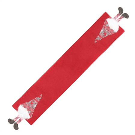 

Christmas Table Runner Christmas Decorations for Home Xmas Ornaments Happy New Year Xmas Gifts Navidad( Red)