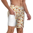 thumbnail image 3 of Goofa Gnomes Autumn Printed Men's Swim Trunks Board Shorts Quick Dry Mens Swimming Trunks with Compression Liner,Breathable Fit Hawaii Beach Shorts-Large, 3 of 9