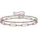 thumbnail image 1 of Pulsera de dos capas para mujer, regalo de amistad, pulsera de oro rosa, 1 of 5