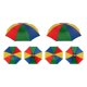 thumbnail image 3 of Toystoory Umbrella Hat Waterproof Headwear Universal Outdoor Headgear Rainproof Head-mounted Folding Accessory Fishing Umbrellas Hiking Como se muestra 52cm 2piezas, 3 of 6