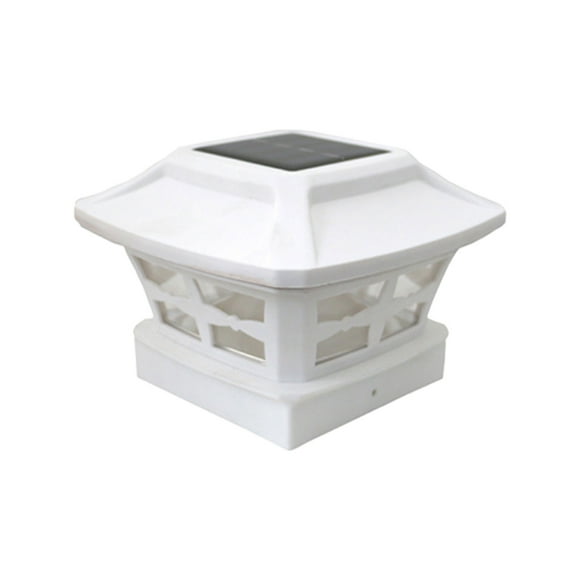 RKSTN Lights Solar Post Lights Outdoor Fence Cap Light For Posts Patio Garden Decoration White Lighting Black，Lighting Solar Outdoor Post Cap Lights Light For Fence Lights