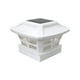 thumbnail image 2 of Luces solares para postes de exterior, para cercas, para decoración de patios y jardines, iluminación blanca y negra., 2 of 7