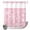 Pink, variant on No Hook Shower Curtain, Snowflake Black Shower Curtains for Bathroom with See Through Top Window, Christmas Winter Snowfall Xmas Holiday Waterproof & Washable Bath Curtain Stand Up Stall 36"x72"