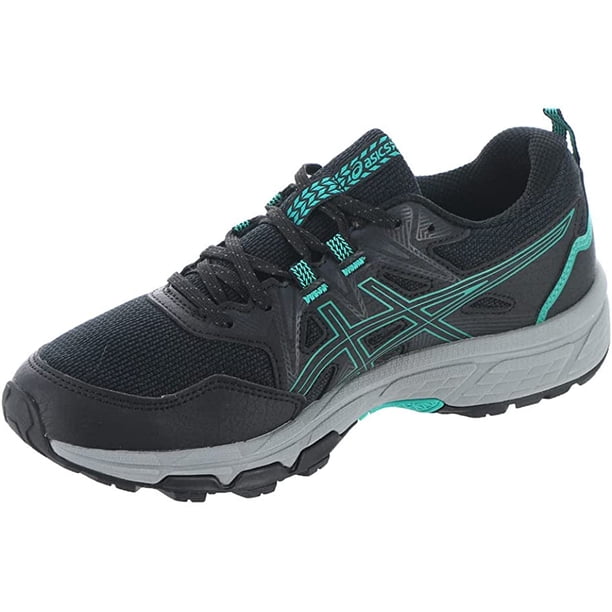ASICS Women's GelVenture 8 Running Shoes Black/Baltic Jewel 1012B230