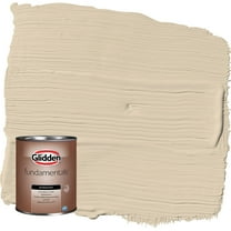 Glidden Fundamentals Seriously Sand / Beige Semi-Gloss Exterior Paint, 1 Quart