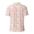 thumbnail image 3 of Xecao Rabbit for Mens' Casual Short Sleeve Button-Down Polo Shirts for a Classic Golf Look, 3 of 9