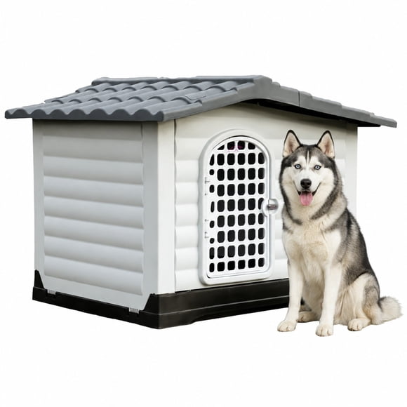Casa Para Perro Q Perrón Con Puerta Doble Acceso