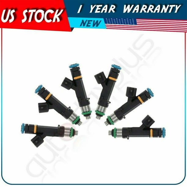 6 Fuel Injectors For Dodge Grand Caravan Chrysler Town & Country 3.3L