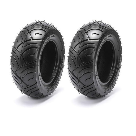 2pcs 13x5.00-6 Tire Tubeless 13x5-6 Tire for Lawn Mower ATV Quad Buggy Go Kart Scooter Snowblowers Utility Vehicles Garden Tractors Razor Dirt Quad Bike (2 Pack)