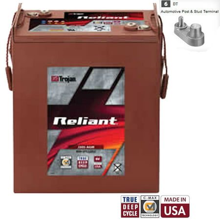 Trojan Reliant J305-AGM 6V 310Ah Deep Cycle Sealed AGM Battery Made in