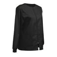 thumbnail image 3 of Women’s Scrub Jacket Workwear Zip Front Warm-up Jacket, 3 of 4
