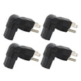thumbnail image 1 of PDU Power Plug Adapter, 5-15P To IEC320 C13 Converter 4pcs 90 Degree Male To Female Standard  For Laptop Power Adapters, 1 of 8
