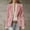 *Pink, variant on ClodeEU Women's Vintage Office Button Front Velvet Blazer, Notched Lapel Business Suit Jacket Pink,Womens Plus XXXL