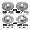 thumbnail image 3 of PowerStop Front and Rear Z23 Evolution Sport Carbon-Fiber Ceramic Brake Pad and Drilled & Slotted Rotor Kit Fits: VOLKSWAGEN Select Models K5798, 3 of 10