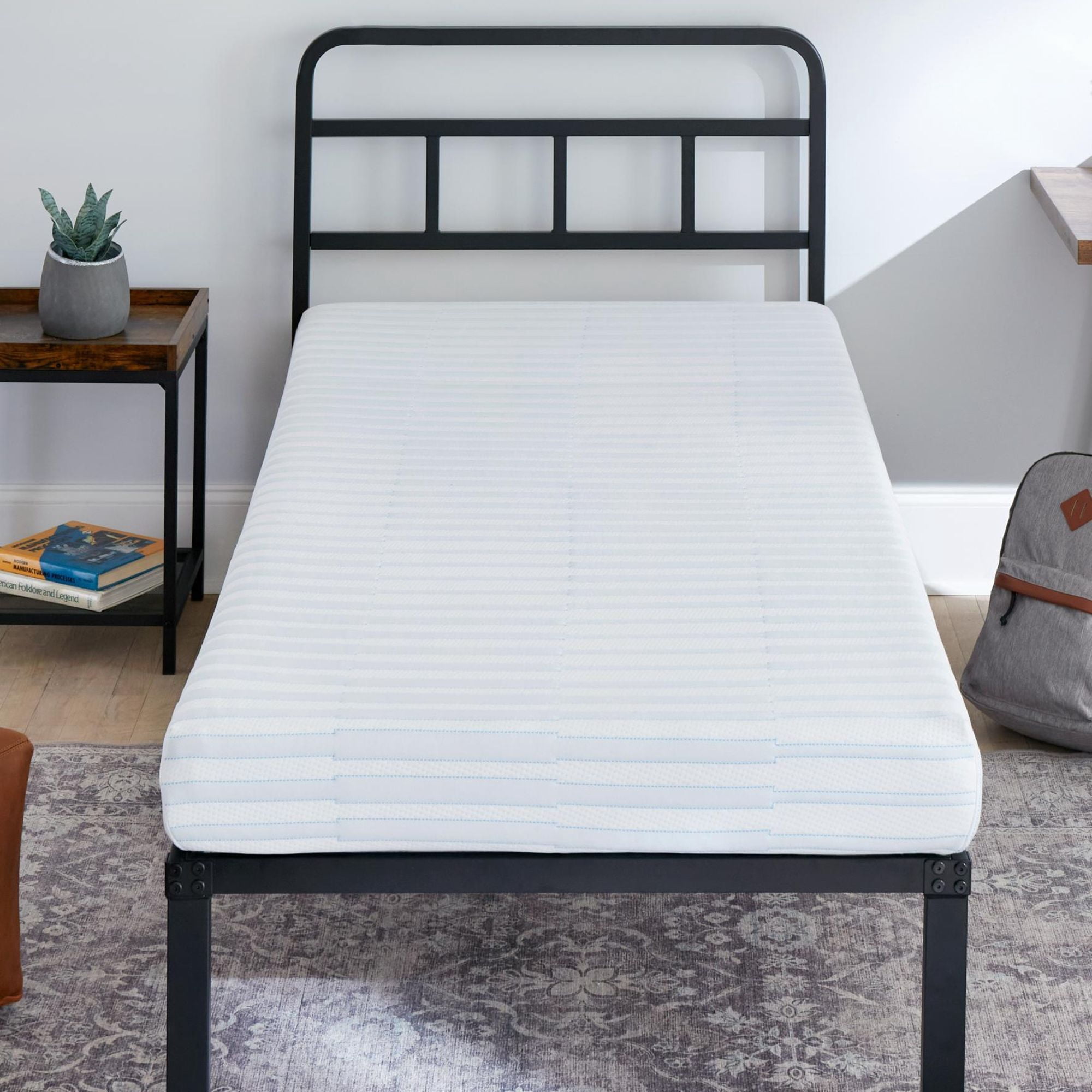 Bodipedic Essentials 6” Full Tight Top Firm Dual Layered Gel Memory Foam Mattress