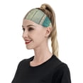 thumbnail image 5 of Uemuo Hardwood Printed Sports Headbands for Men Women,Moisture Wicking Workout Headband, Sweatband Headbands,Non-slip Workout Gym Yoga Headband, 5 of 9