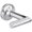 Chrome, variant on Brizo Hl5875 Wall Mount Lavatory Lever Handles Only - Chrome