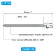 thumbnail image 2 of Unique Bargains 10 Pcs 12G 1.5 Inch Blunt Tip Dispensing Needle with Lure Lock for Refilling Liquid Inks Adhesives, 2 of 6