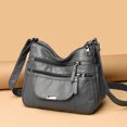 thumbnail image 2 of Bolso de hombro multicapa de moda para mujer, estilo de llegada, bolso cruzado de cuero suave de PU que combina con todo, bolso para madre de mediana edad para mujer, 2 of 6