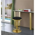 thumbnail image 2 of Meridian Furniture Brody Black Velvet Adjustable Stool, 2 of 2