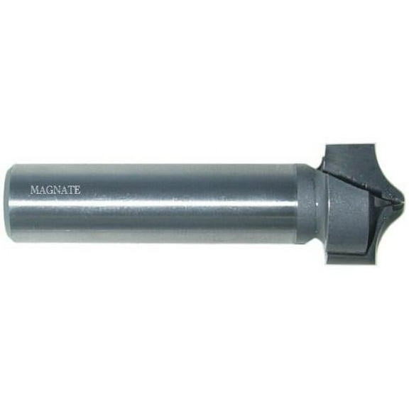 Magnate 7558 Barley Twist Router Bit - 3/4" Cutting Diameter, 3/32" Profile Height, 1/2" Shank Diameter, 2" Shank Length, 3/32" & 3/8" Radius