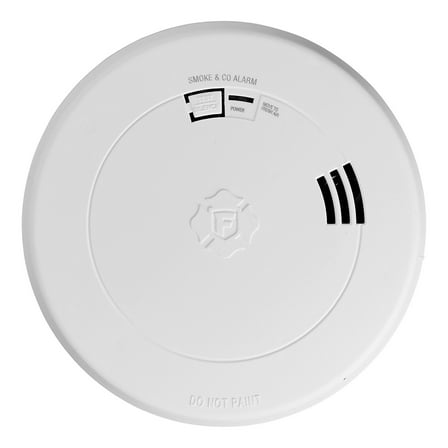 First Alert SMCO200V Battery-Operated 2-in-1 Smoke and CO Alarm with Voice and Location Alerts, 1046795PT