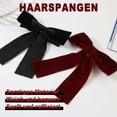 thumbnail image 6 of Velvet Bow Hair Clips, 5.31"*5.9" Headbands for Women Girls, Velvet Hair Bows Ribbon Clips, Elegant Hair Ties Hair Styling Accessories, Hair Band Set, Gifts for Mom, Yoga Outdoor Headdress Decor, 6 of 9