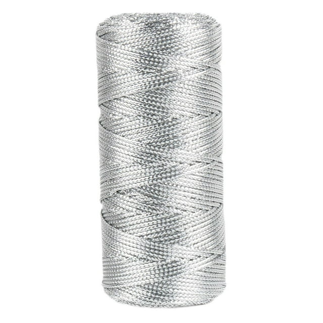Cuerda de envolver de 1,5 mm y 100 m de durabilidad premium, accesorios decorativos para Plata