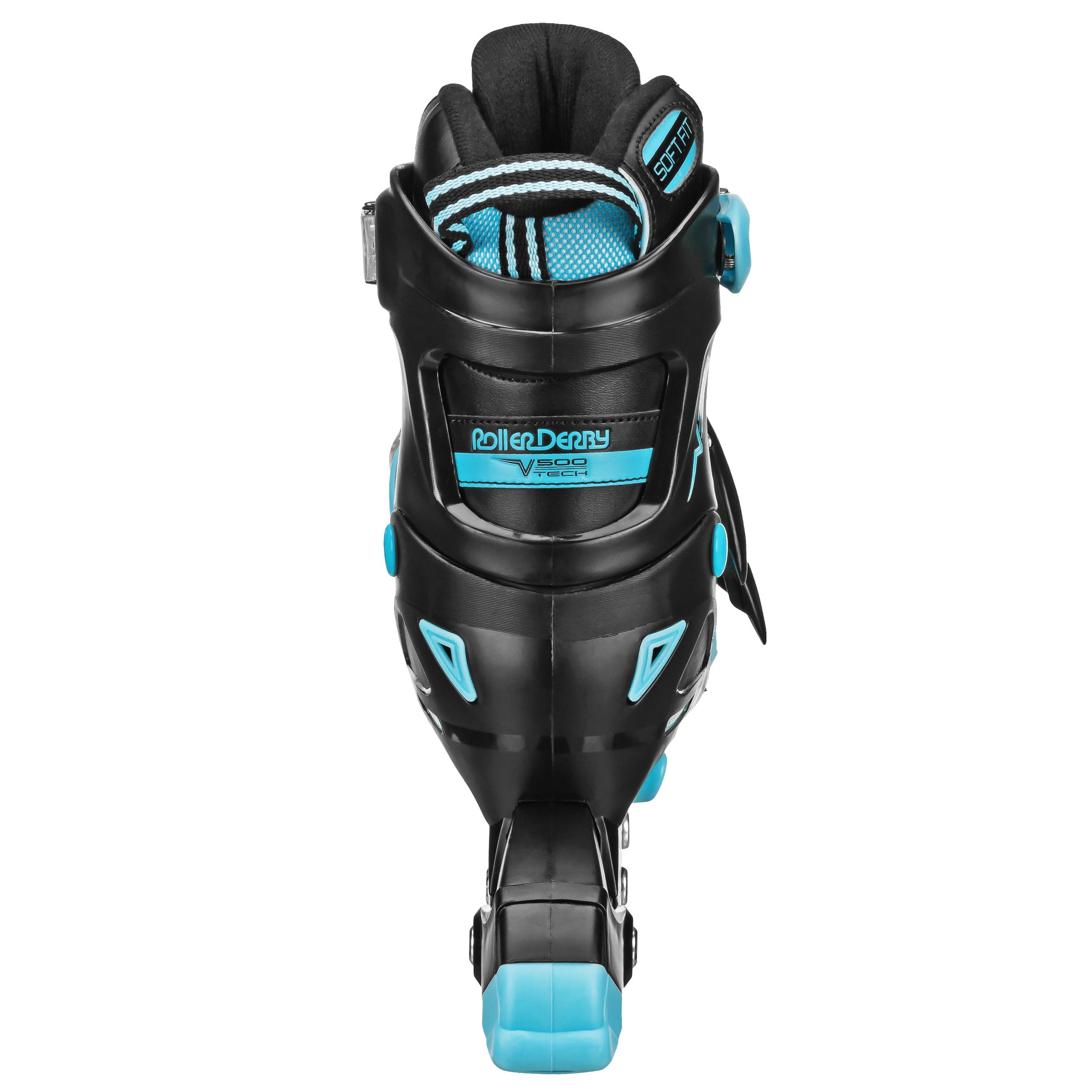 Roller Derby V-Tech 500 Men's Inline Skate with Adjustable Sizing, Black/Blue