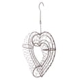 thumbnail image 1 of GROWTH TANK Retro Iron Hanging Pot Gardens Metal Planter 26cm Heart Shape, 1 of 9