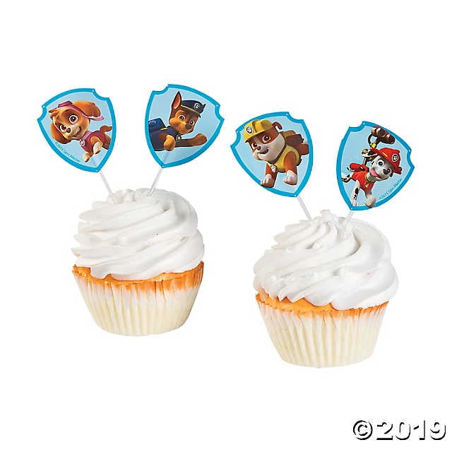 Paw Patrol Cupcake Picks