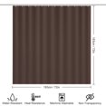 thumbnail image 2 of Shower Curtain Set 4 Piece include Shower Curtain and Rugs and Non Slip U Shaped Toilet Rugs Luxury Bathroom Decor Dark Liver Horses, 2 of 5