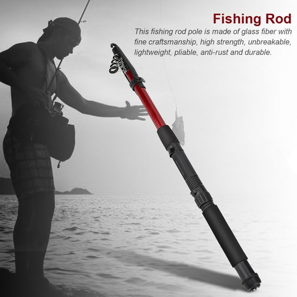 High Strength Fishing Rod, Lightweight Travel Fishing Rod, Telescopic For  Traveling Camping 