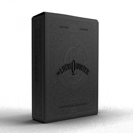 Latin Quarter Signature Edition Black Playing Cards by McClure and Stark