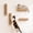 4 Piece Sisal Post, variant on Wall Mounted Cat Scratching Post - 11 in, for Indoor Cats Climbing & Scratching, 2-Post Integrated Set