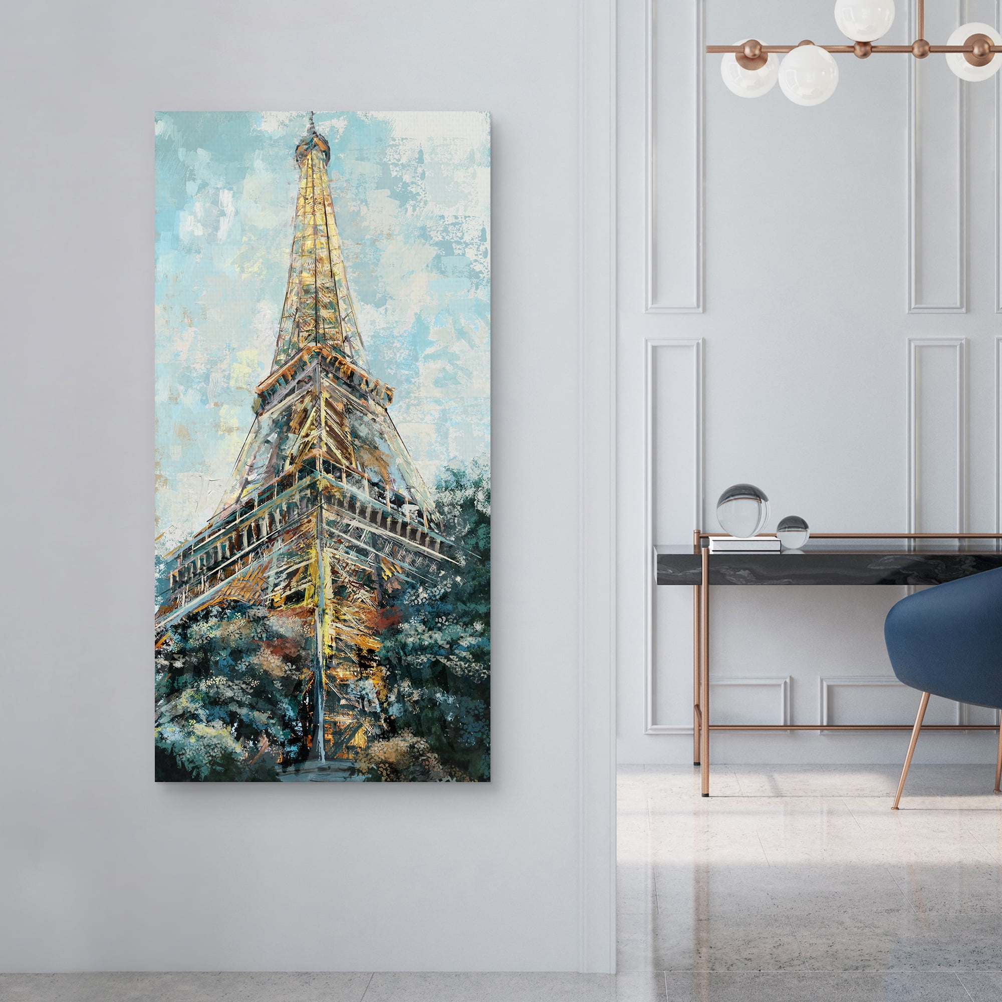 Eiffel Abstraction by Studio Arts Canvas Art Print