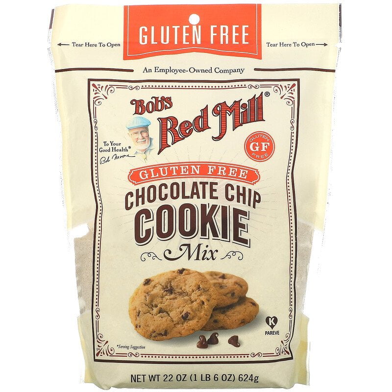 Bob's Red Mill, Chocolate Chip Cookie Mix, Gluten Free, 22 oz
