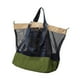 thumbnail image 4 of Bolsa de playa de malla ligera para mujer/hombre, bolso de hombro informal para acampar y guardar Verde, 4 of 9