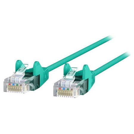 UPC: 0745883804924 | Belkin CE001B07-GRN-S 7 ft. Cat 6 Green 28 AWG UTP Snagless Patch Network Cable
