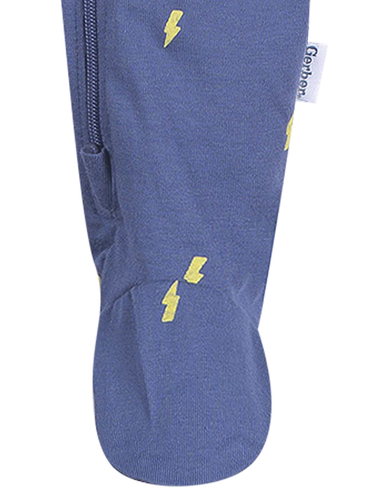Gerber Baby Boy 2-Way Zipper Cotton Sleep 'N Play Footed Pajamas, 2-Pack, Sizes Newborn - 3/6 Months